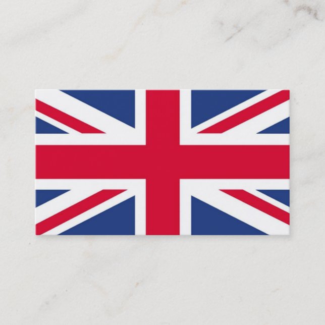 Drapeau des Cartes de visite britanniques (Devant)