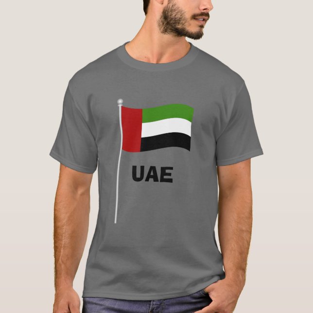 Drapeau des EAU T-Shirt (Devant)