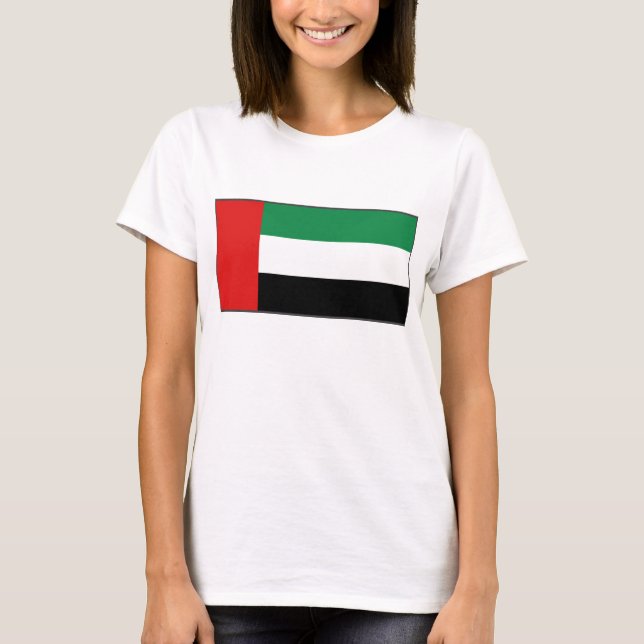 Drapeau des EAU x Carte T-shirt (Devant)