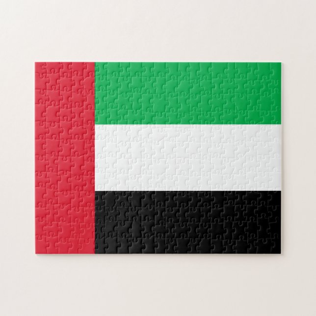 Drapeau des Émirats arabes unis Jigsaw Puzzle (Horizontal)