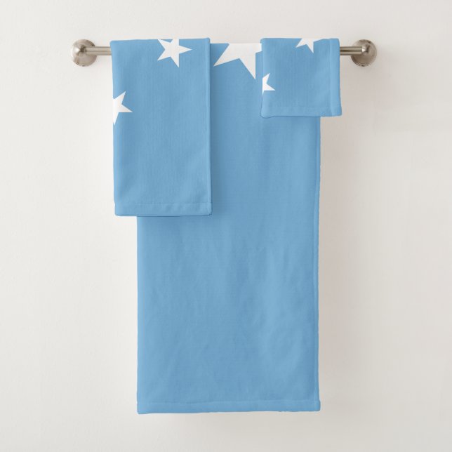 Drapeau des États fédérés de Micronésie (En situation)