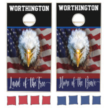 Drapeau des États-Unis et aigle