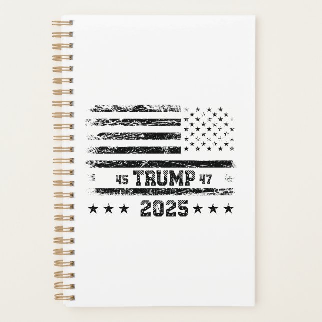 Drapeau des États-Unis.Président Donald Trump.R (Devant)