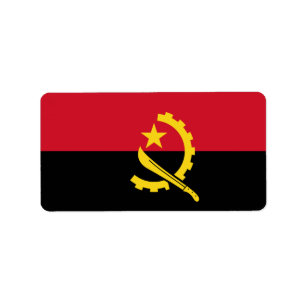 Drapeau des Étiquettes angolais
