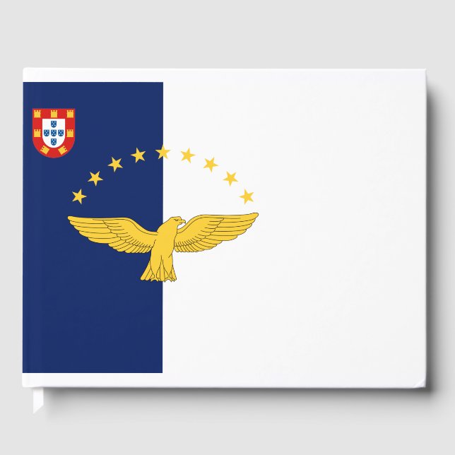 Drapeau des îles Açores Livre d'or (Recto)