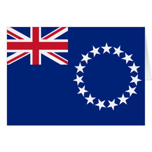 Drapeau des Îles Cook (Devant Horizontal)