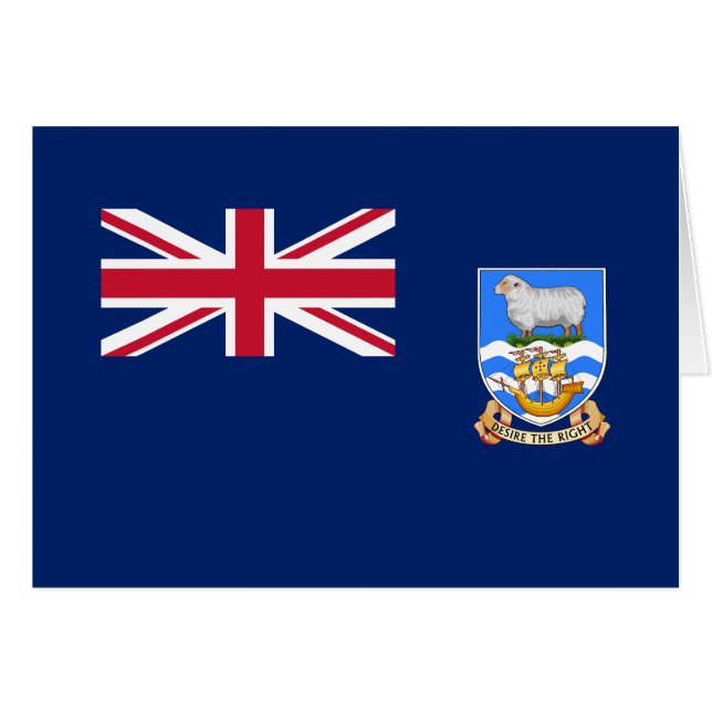 Drapeau des îles Falkland (Devant horizontal)
