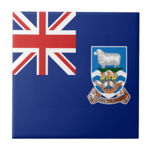 Drapeau des îles Falkland Carreau de céramique