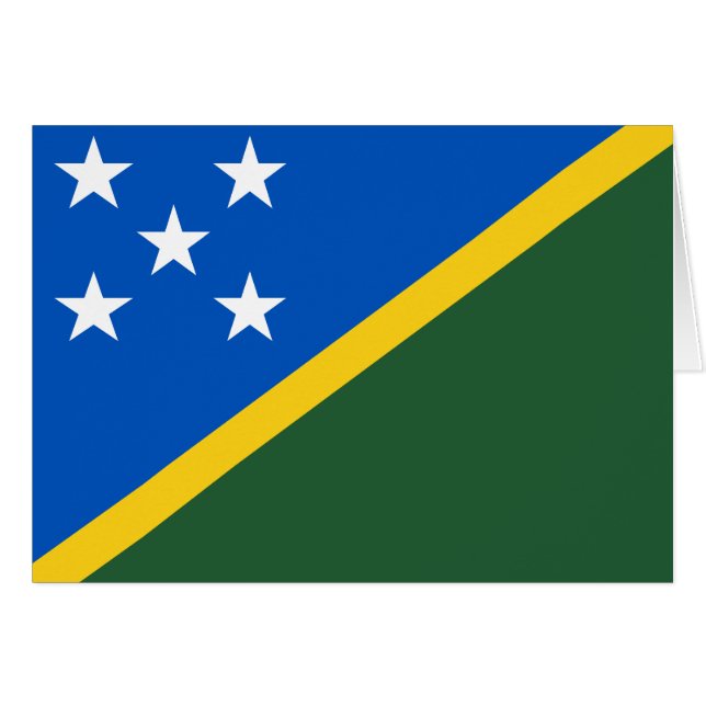 Drapeau des Îles Salomon (Devant horizontal)