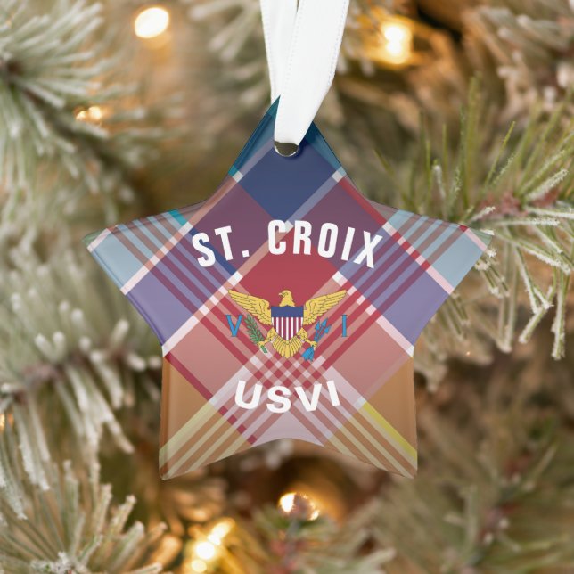 Drapeau des Îles Vierges américaines St. Croix Mad (Arbre)