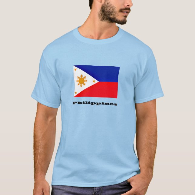 Drapeau des Philippines T-Shirt (Devant)