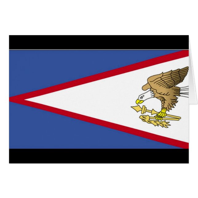Drapeau des Samoa américaines (Devant horizontal)