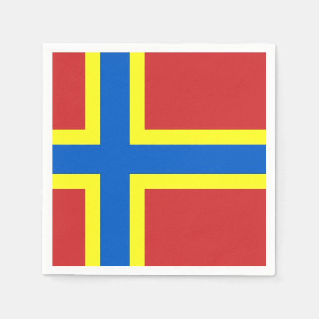 Drapeau des serviettes en papier Orkney (Devant)