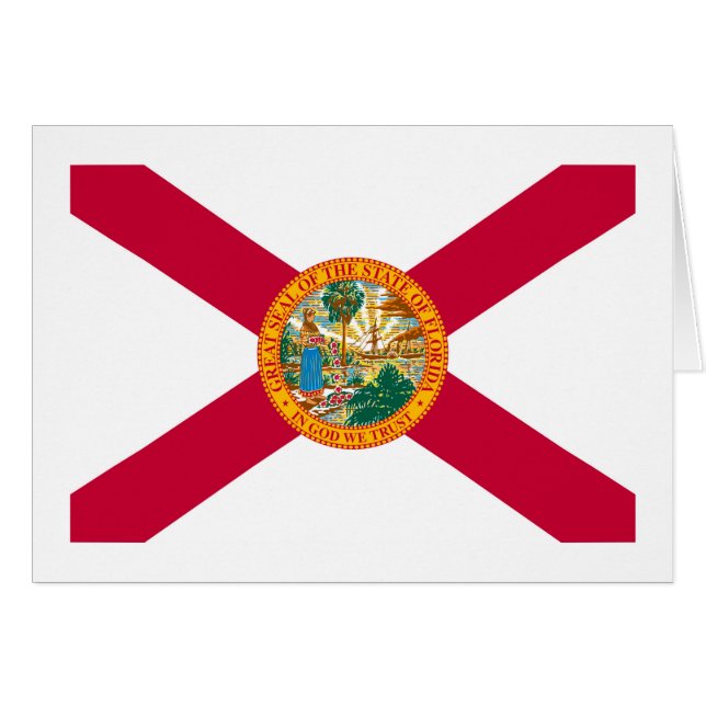 Drapeau d'État de Floride (Devant horizontal)