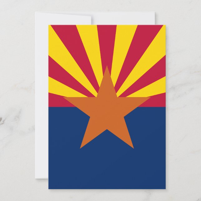 Drapeau d'État de l'Arizona (Devant)
