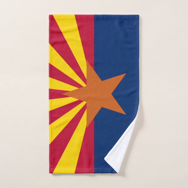 Drapeau d'État de l'Arizona (Serviette à main)
