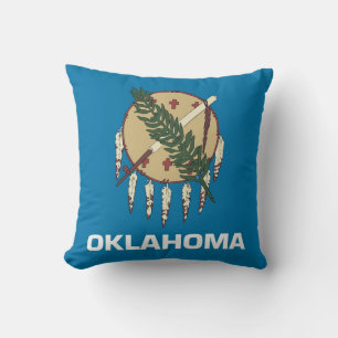 Drapeau d'État de l'Oklahoma Coussin américain MoJ
