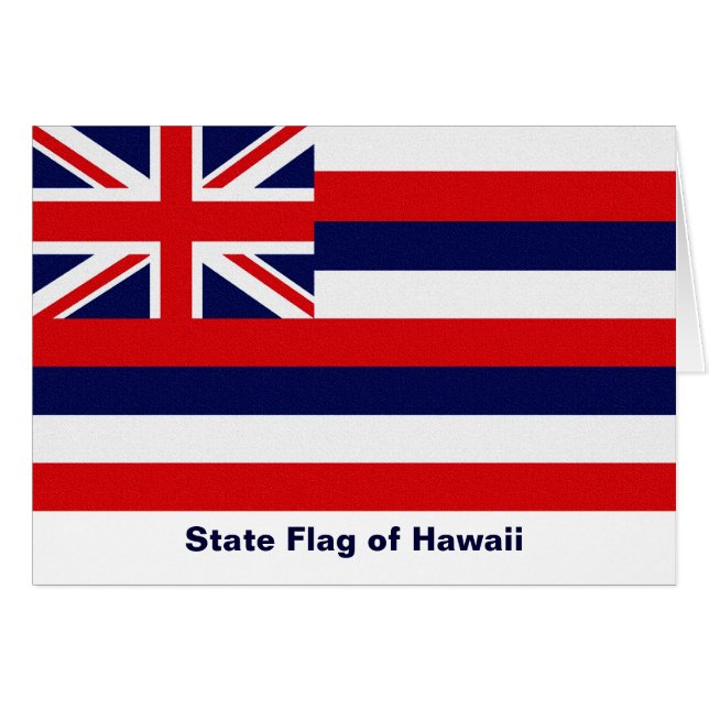 Drapeau d'État d'Hawaii (Devant horizontal)