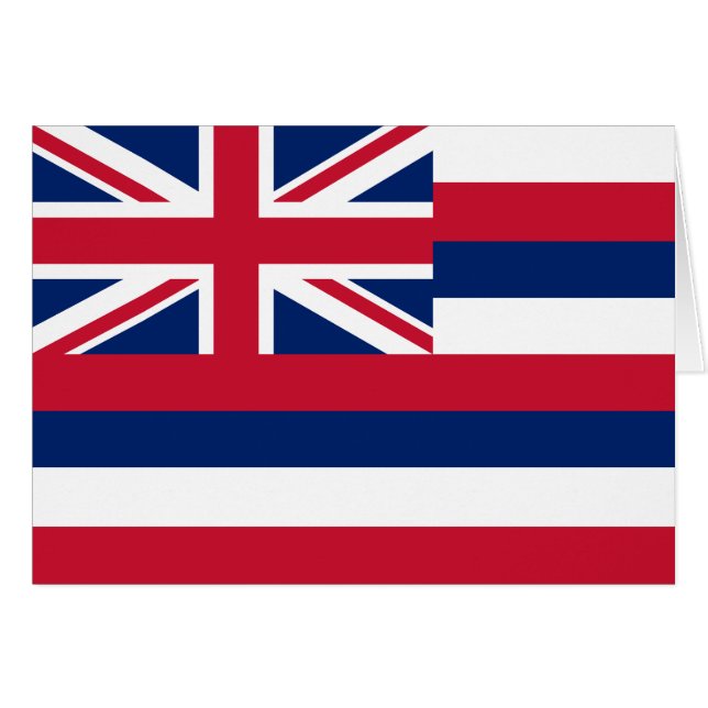 Drapeau d'État d'Hawaii (Devant horizontal)