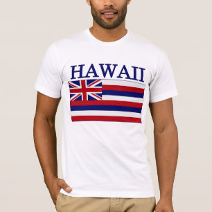 Drapeau d'Etat d'Hawaii T-shirt Bella Canvas