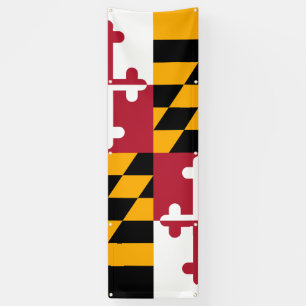 Drapeau d'État du Maryland Bannière de décoration 