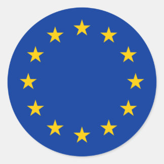 DRAPEAU D'EUROPE STICKERS