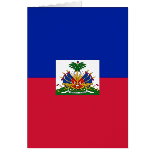 Drapeau d'Haïti (Devant)