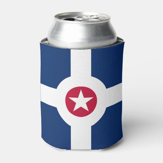 Drapeau d'Indianapolis, glacière de la Can Cooler  (Can devant)