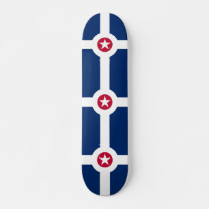 Drapeau d'Indianapolis, Indiana Skateboard