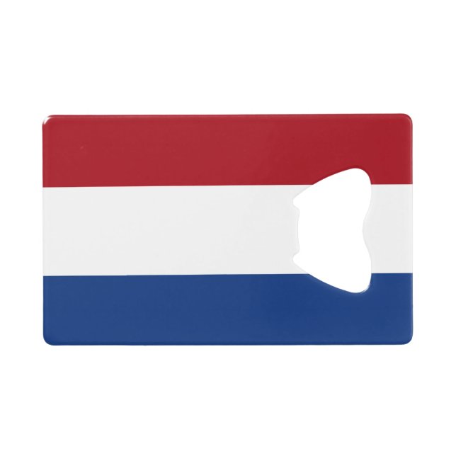 Drapeau d'ouvreur de bouteille néerlandais de (Dos Horizontal)