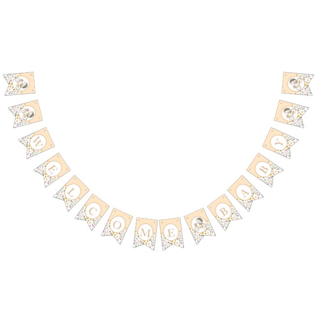 Drapeau du Baby shower de hachage de hérisson (Tout)