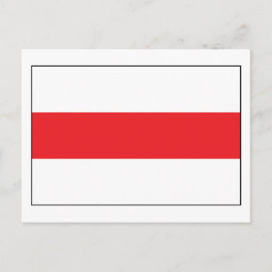 Drapeau du Bélarus (1991) Carte postale