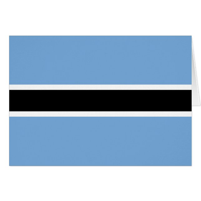 Drapeau du Botswana (Devant horizontal)