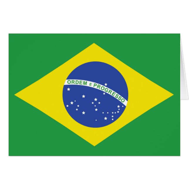 Drapeau du Brésil (Devant horizontal)