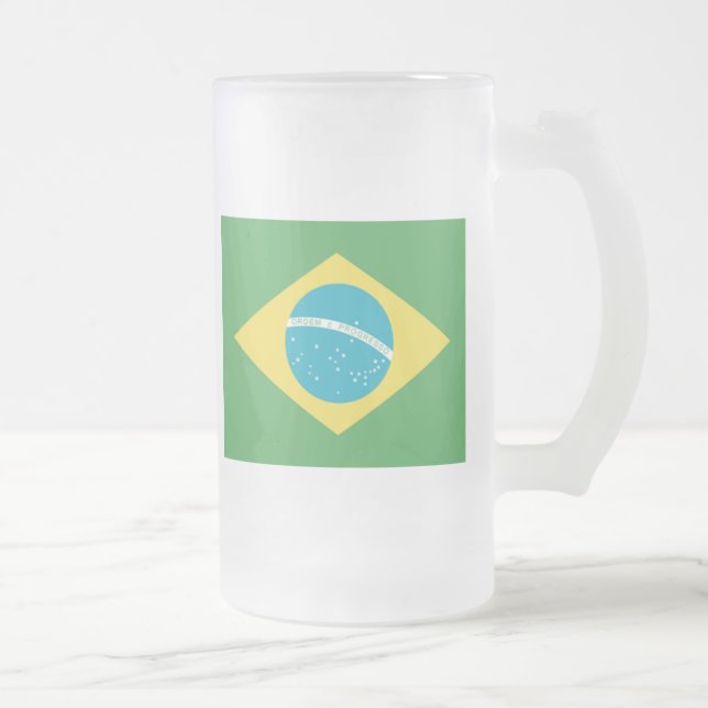 Drapeau du Brésil Mug (Droit)