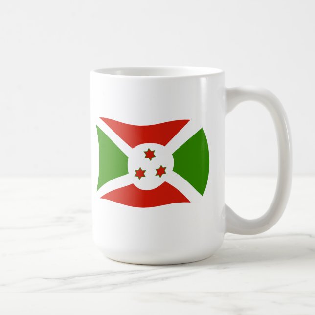 Drapeau du Burundi Mug (Droite)