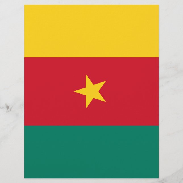 Drapeau du Cameroun (Devant)