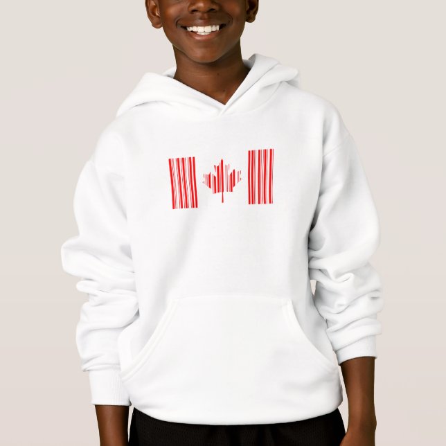 Drapeau du Canada CODE BARRES Canadien Barcode (Devant)