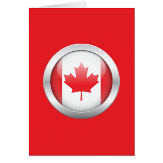 Drapeau du Canada dans le globe