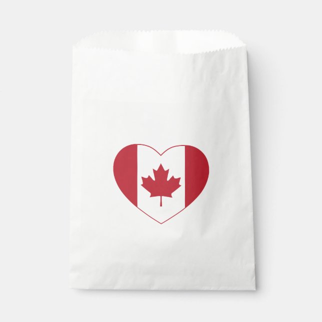 Drapeau du Canada - Sacs Coeur Favoriser (Devant)