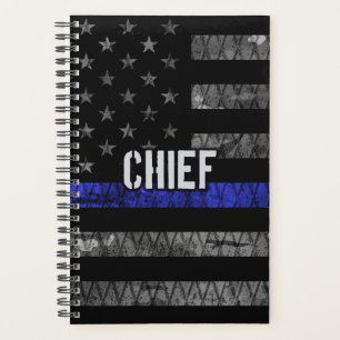 Drapeau du chef de la police en détresse