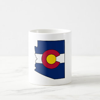 Drapeau du Colorado Arizona contour tasse de café