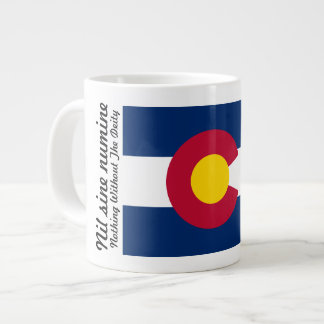 Drapeau du Colorado et Moto 20 oz Mug