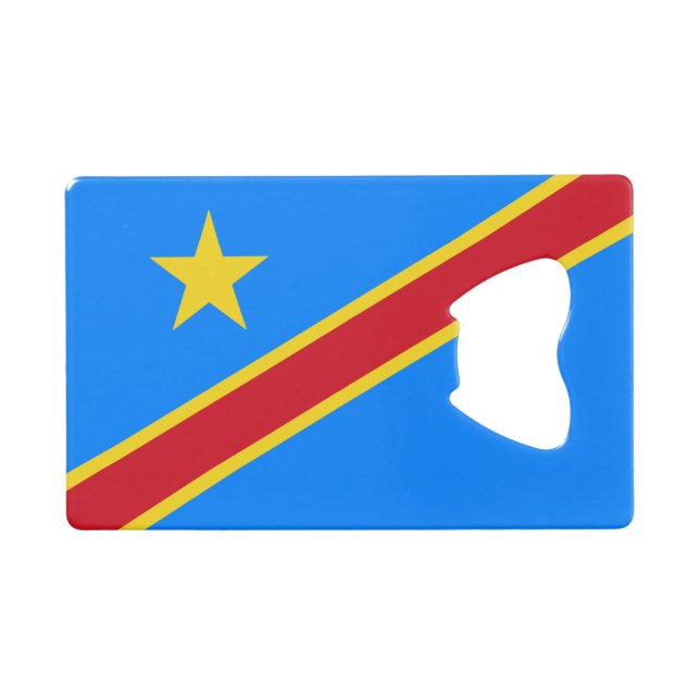 Drapeau du Congo Kinshasa (Devant (Horizontal))