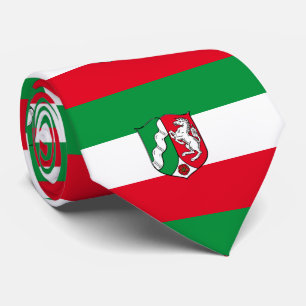 Drapeau du Cravate de Westphalie de Rhénanie-du-No