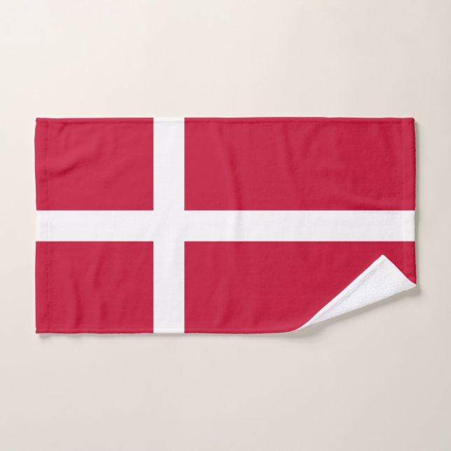 Drapeau du Danemark (Serviette à main)