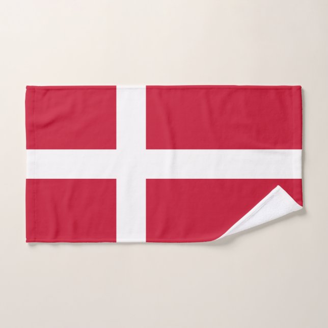 Drapeau du Danemark (Serviette à main)