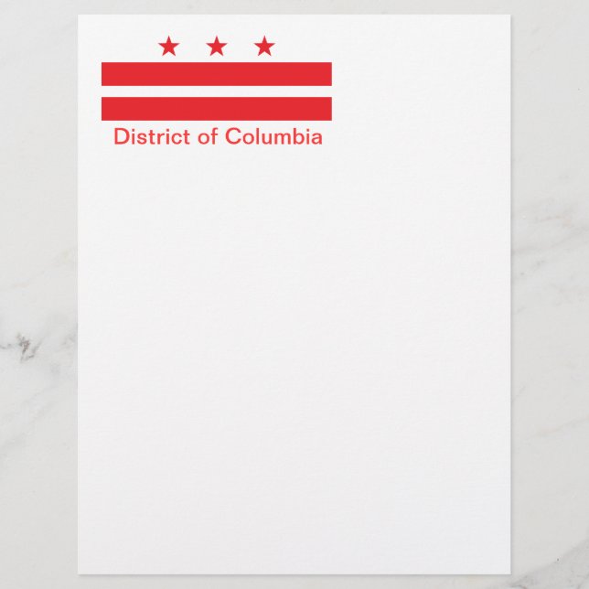 Drapeau du district de Columbia (Devant)