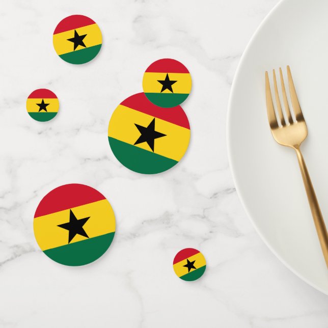 Drapeau du Ghana Table Confetti (Groupe)