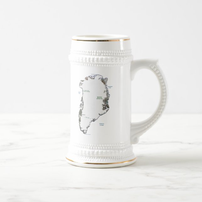Drapeau du Groenland ~ Plan Mug (Droite)